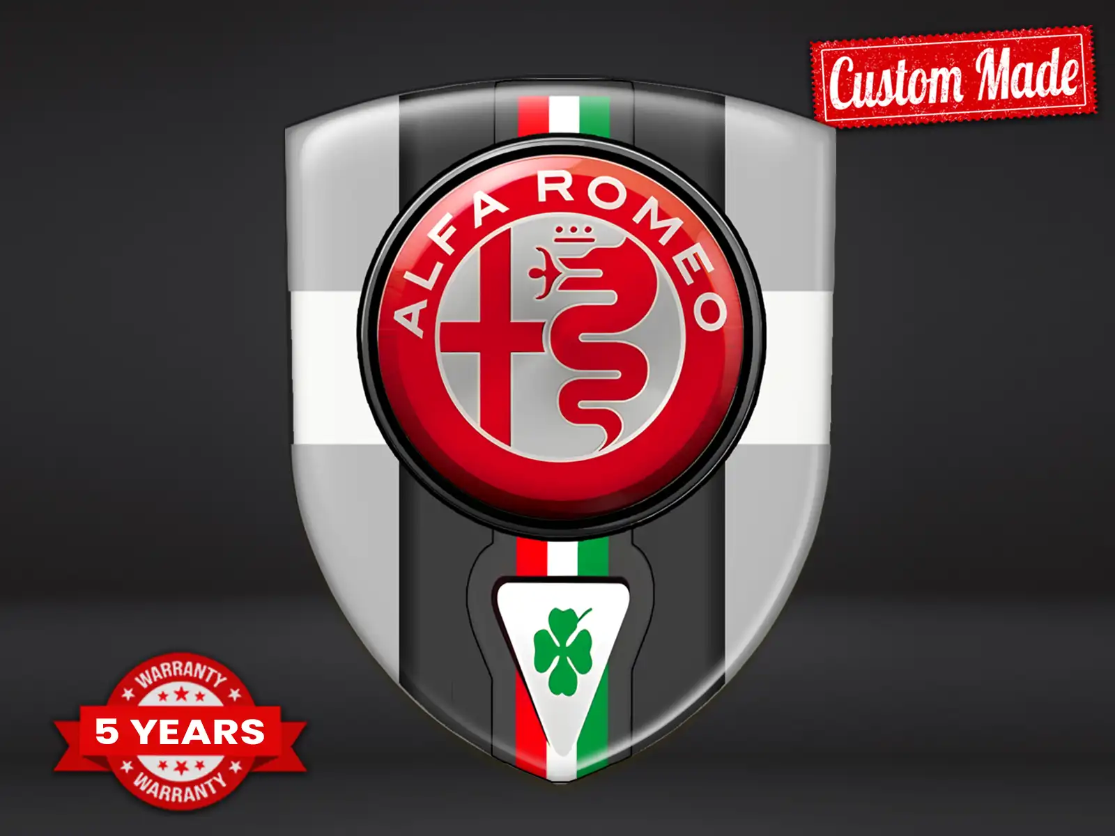 Alfa Romeo Abzeichen Hochwertig Anpassbar Professionell